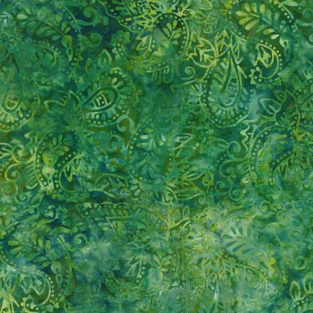 Mystic Vineyard Green Paisley Batik