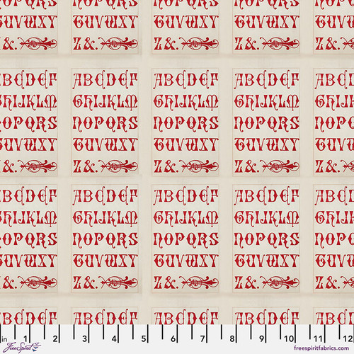 Eclectic Palette Typography PWTH224 Red