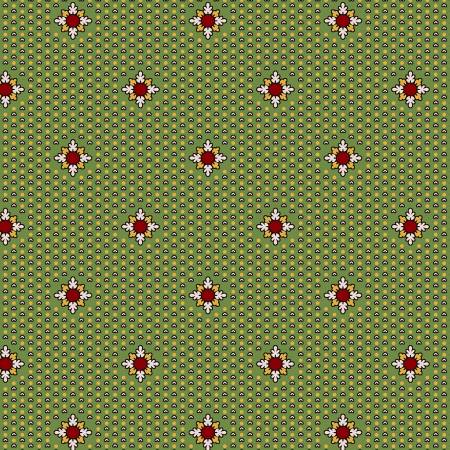 Green Snowflake Christmas