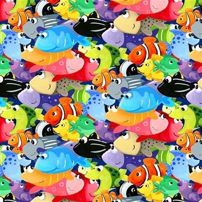 Under the Sea Allover Fish  SB204- 20 999