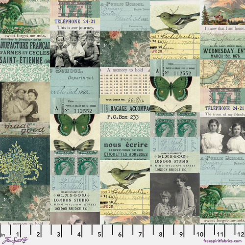 Eclectic Palette Collage PWTH 270 Teal