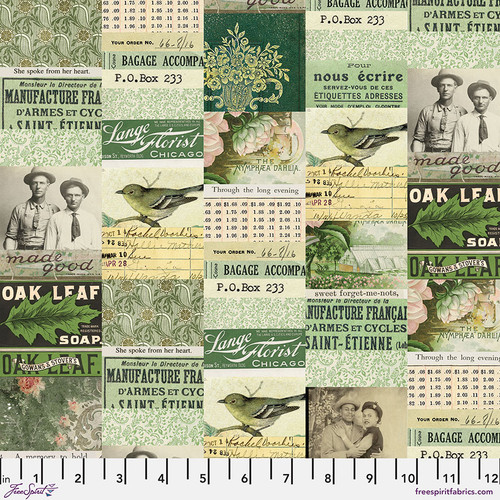 Eclectic Palette Collage PWTH 260 Green