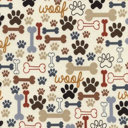 Cream Bones & Paws
