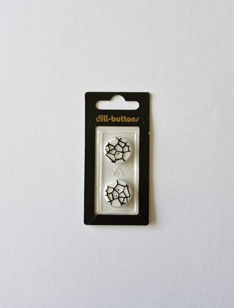11/16" polyamide button white