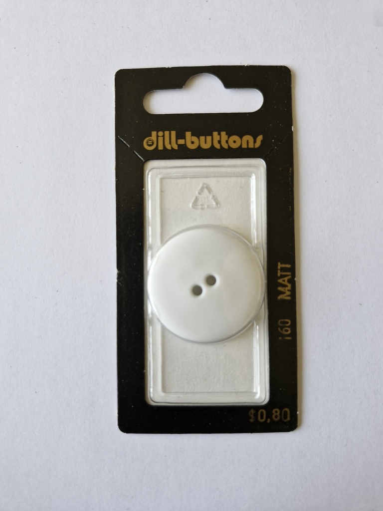 1-1/8" Polyamid button optical white