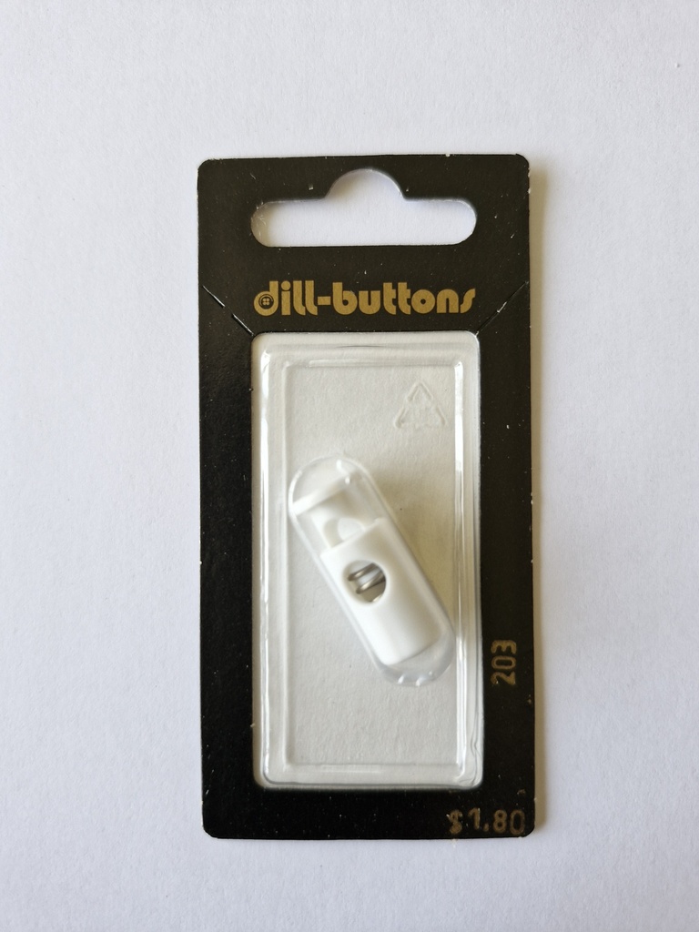 7/8" cord stopper white