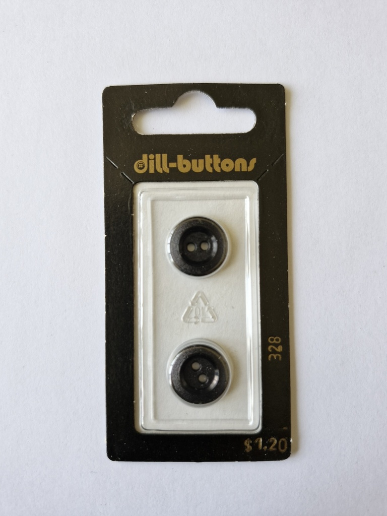 5/8" Polyamid-button black