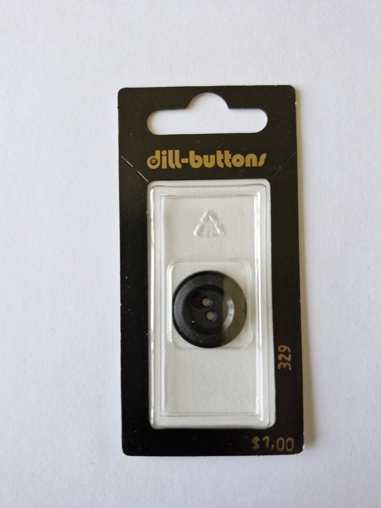 3/4" Polyamid-button black