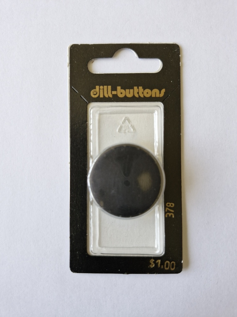 1-1/8" Polyamid button black