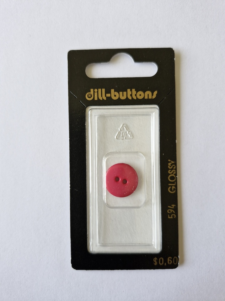 9/16" Polyamid button rose
