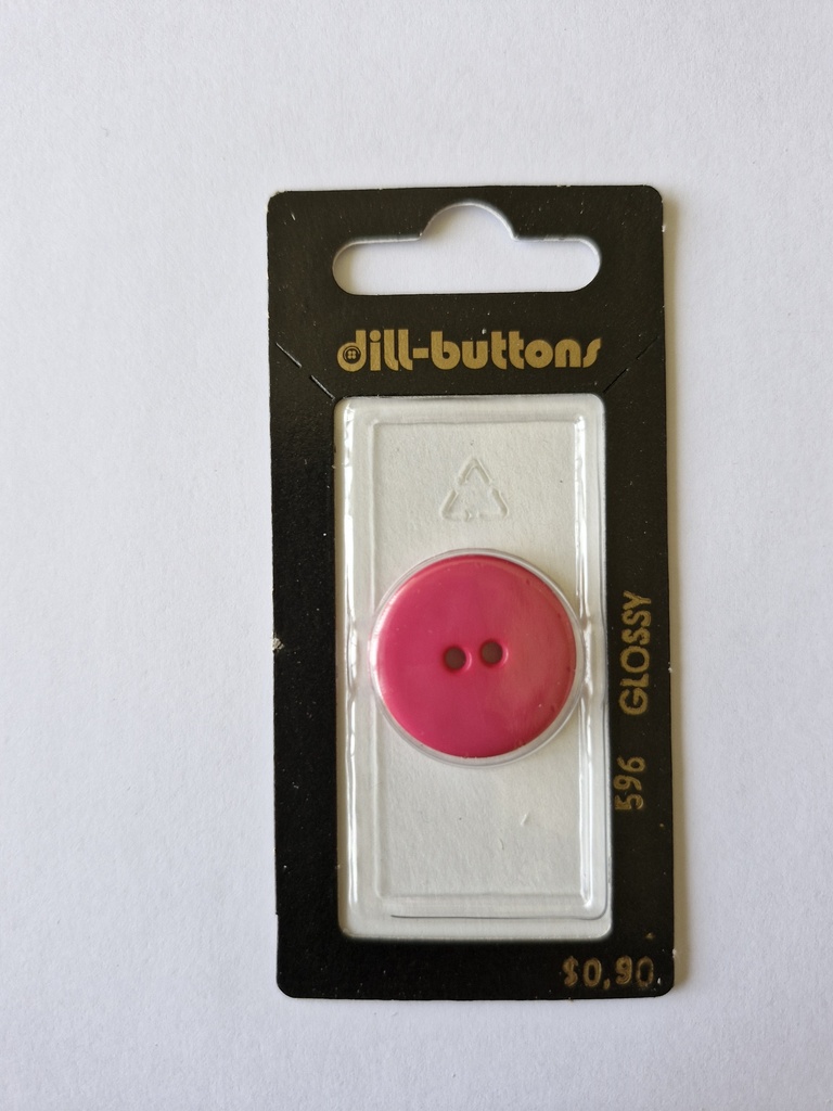 7/8" Polyamid button rose