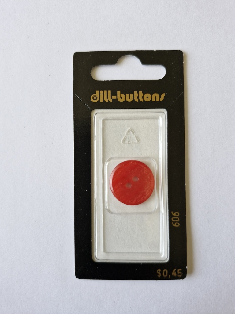 1-1/16" Polyester button red