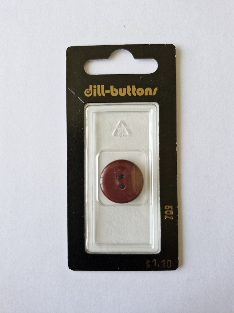 1-1/16" Polyester button bordeaux