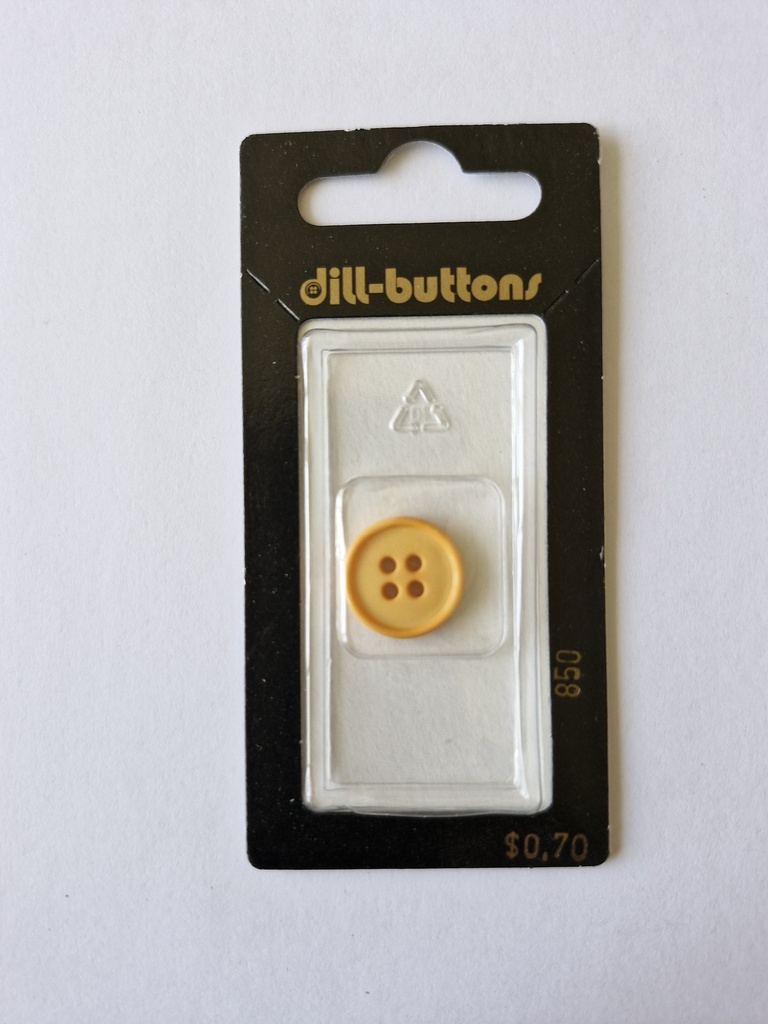 5/8" Polyamid button yellow