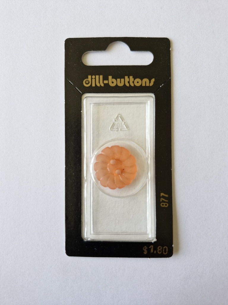 11/16" Polyamid button orange