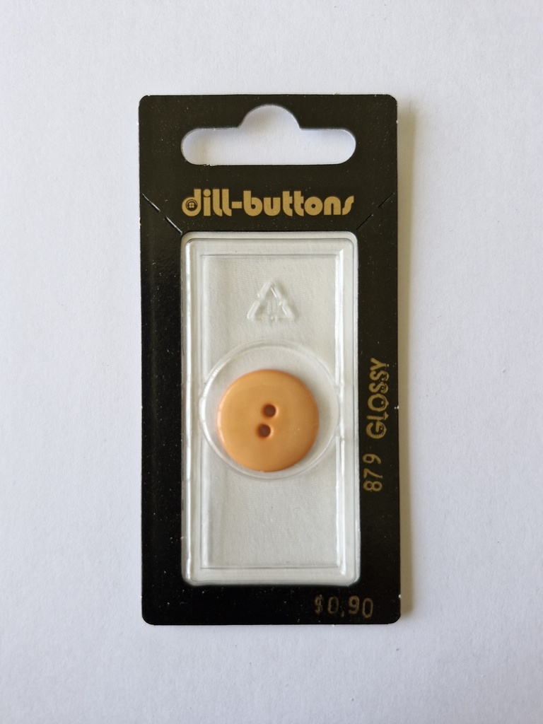11/16" Polyamid button orange
