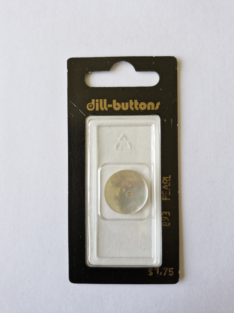 11/16" mother of pearl white