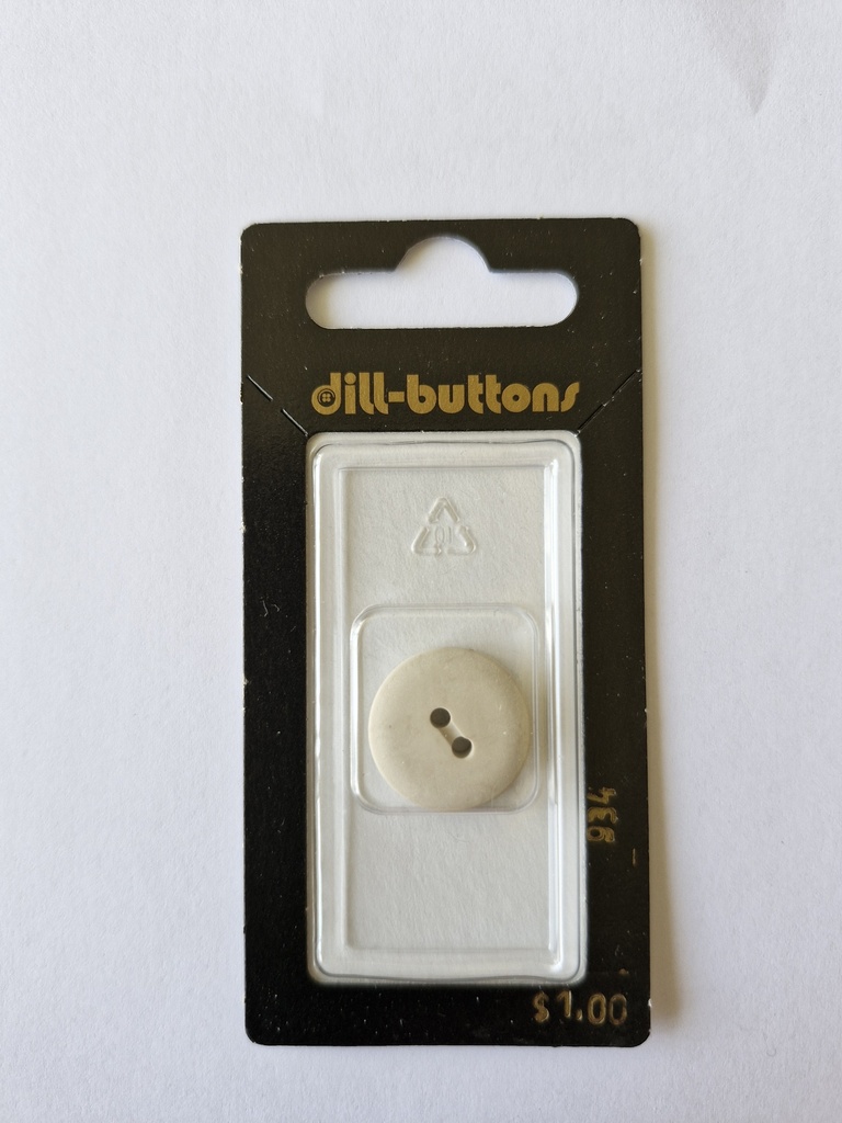 1-1/16" Polyester bunon beige