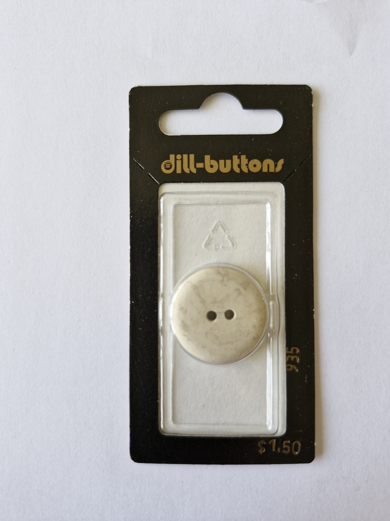 7/8" Polyester button beige