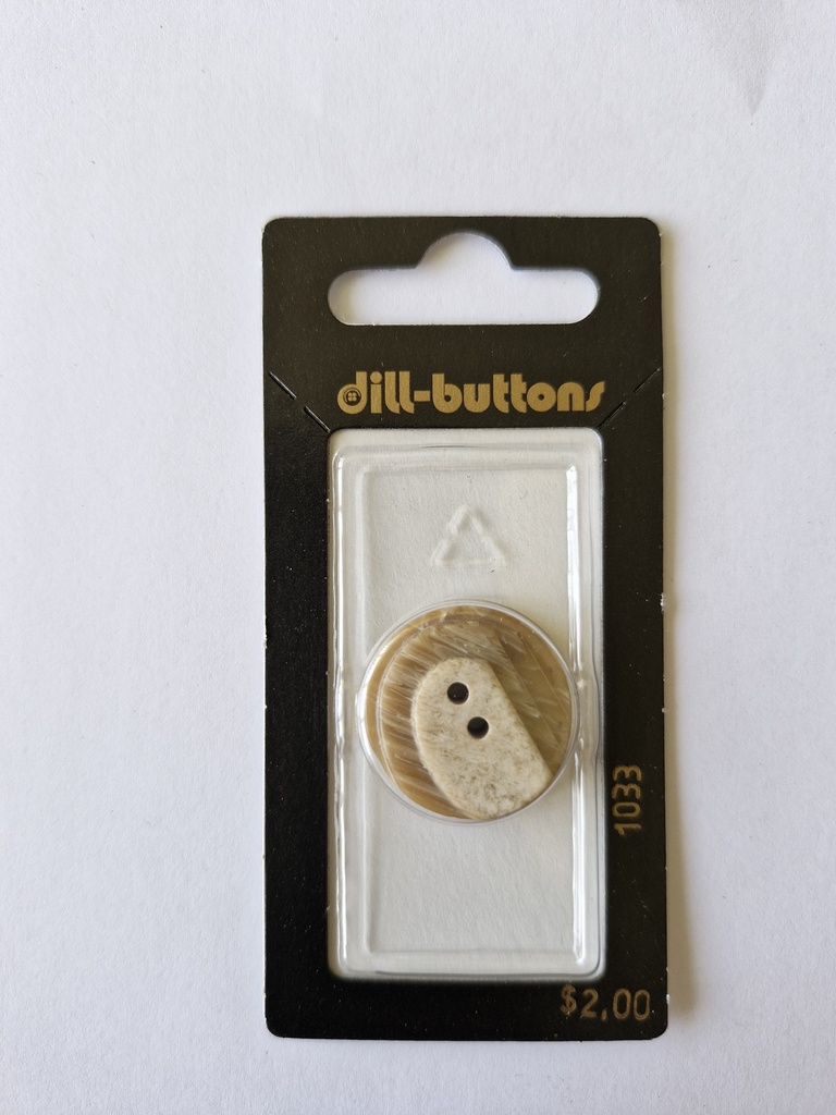 7/8" Polyester button beige
