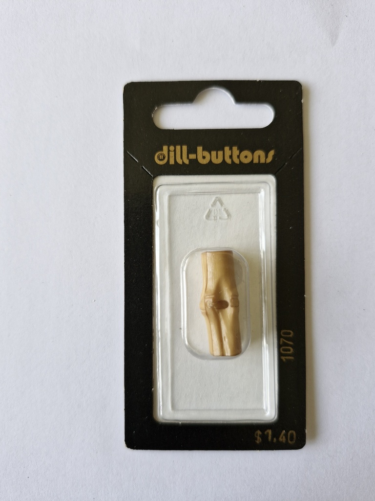 1" Polyamid button beige