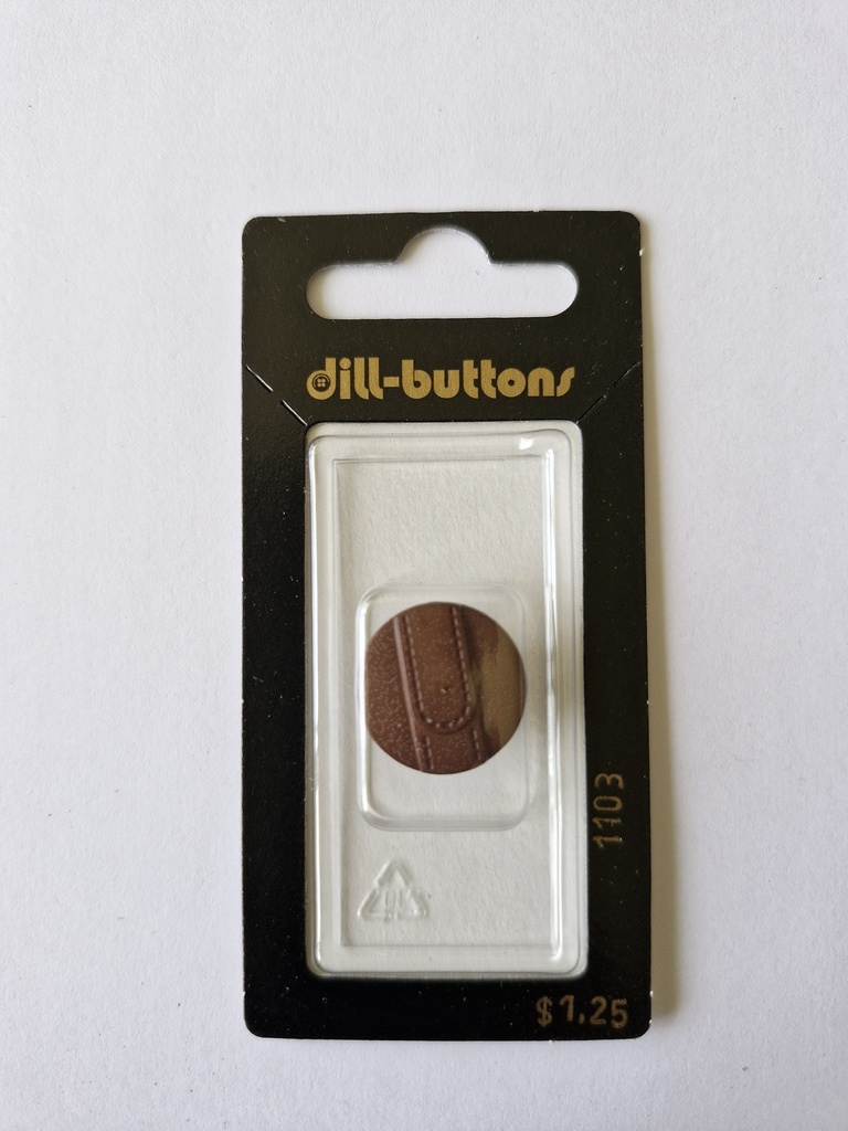 1-1/16" Polyamid button brown