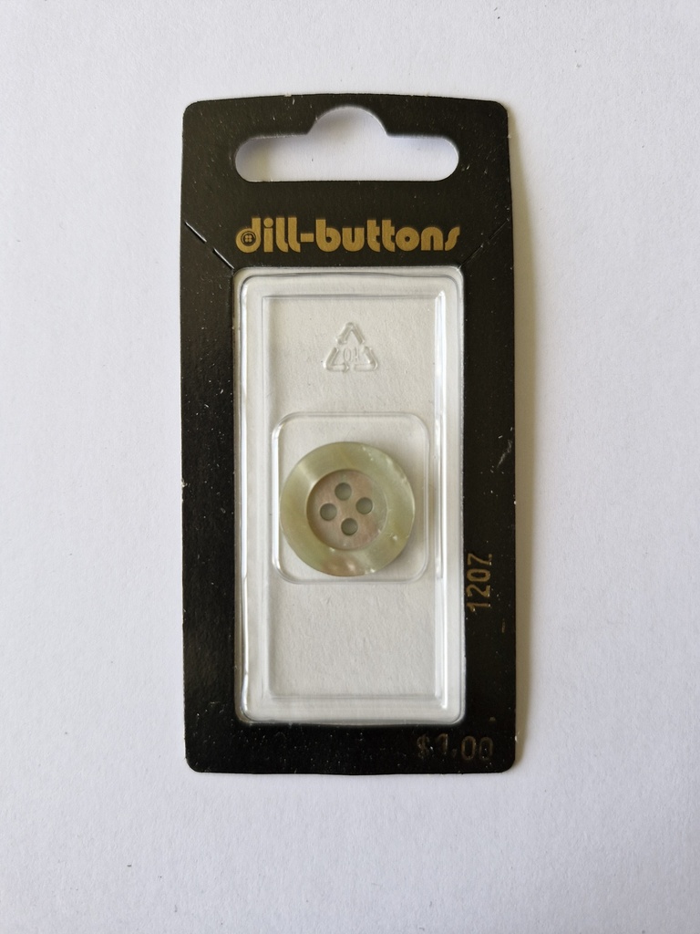 1-1/16" Polyester button beige