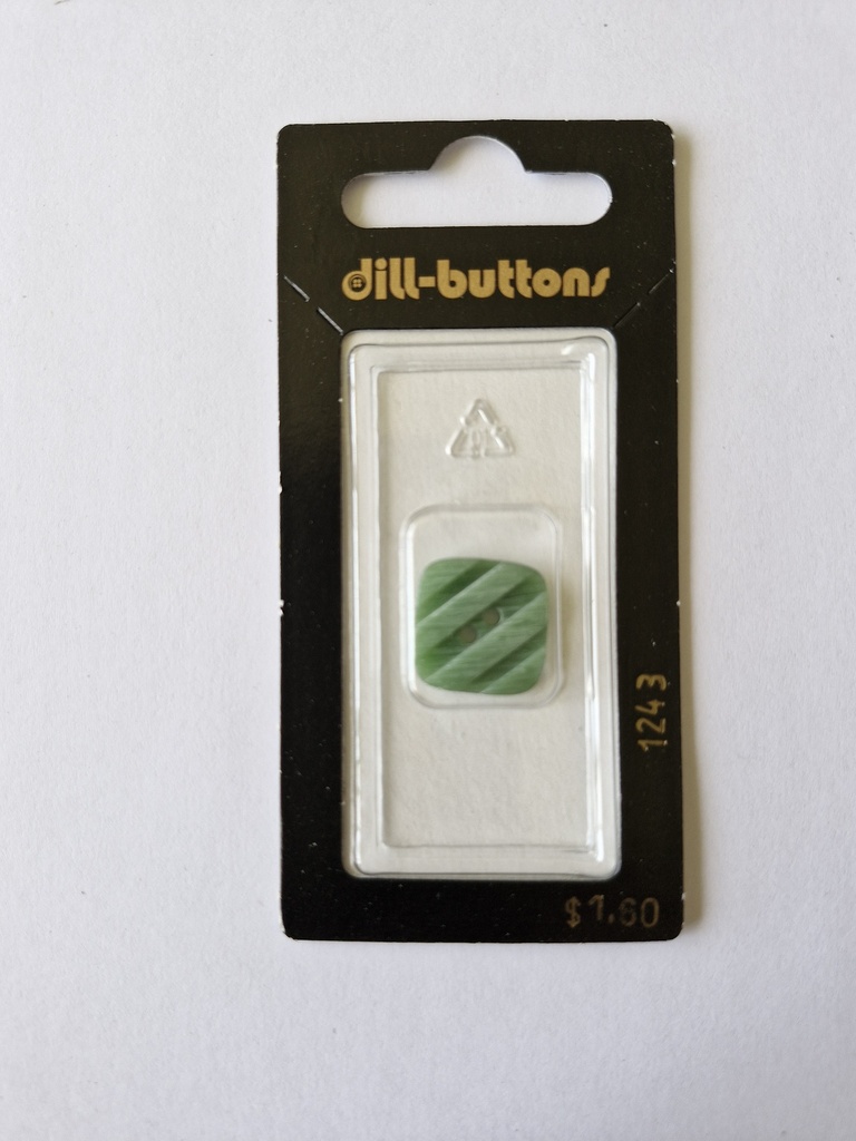 1-1/16" Polyester button gentle / l ight green