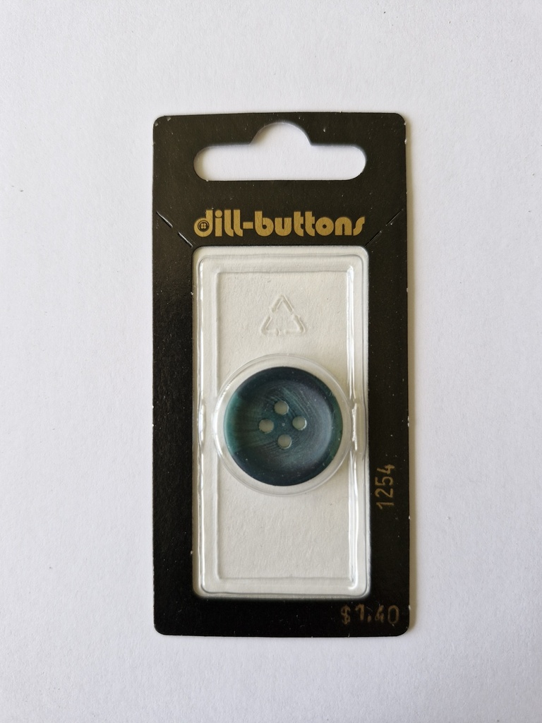 3/4" Polyester button olive / dark green