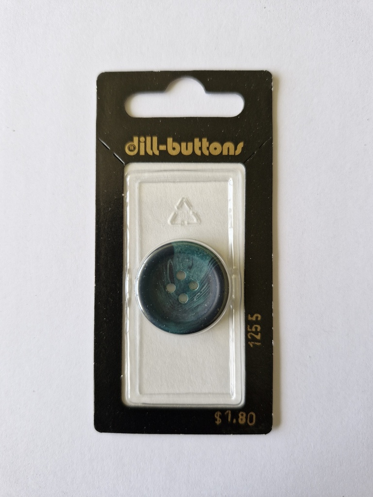 7/8" Polyester button olive / dark green