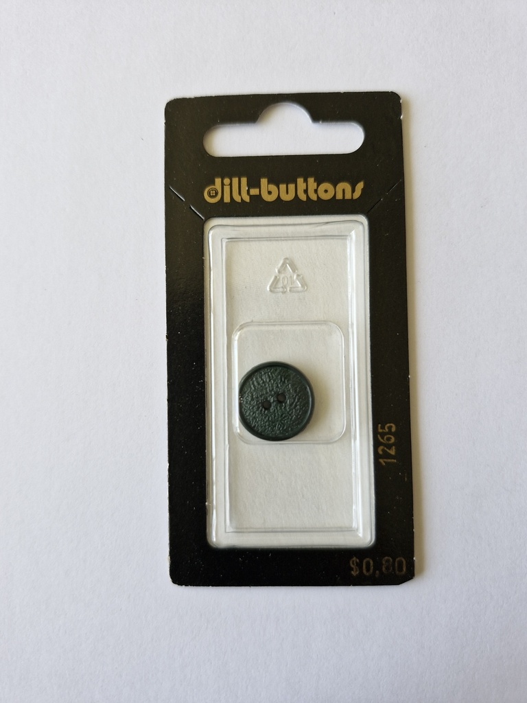 5/8" Polyamid button olive/ dark green