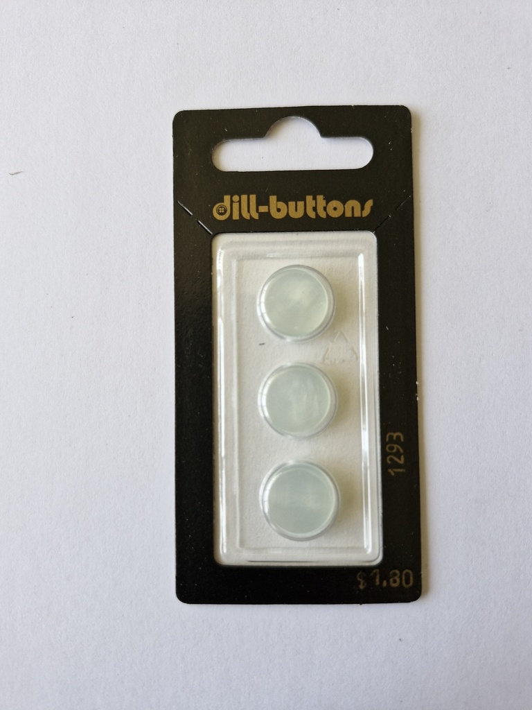 1/2" Polyester button blue / l ight blue