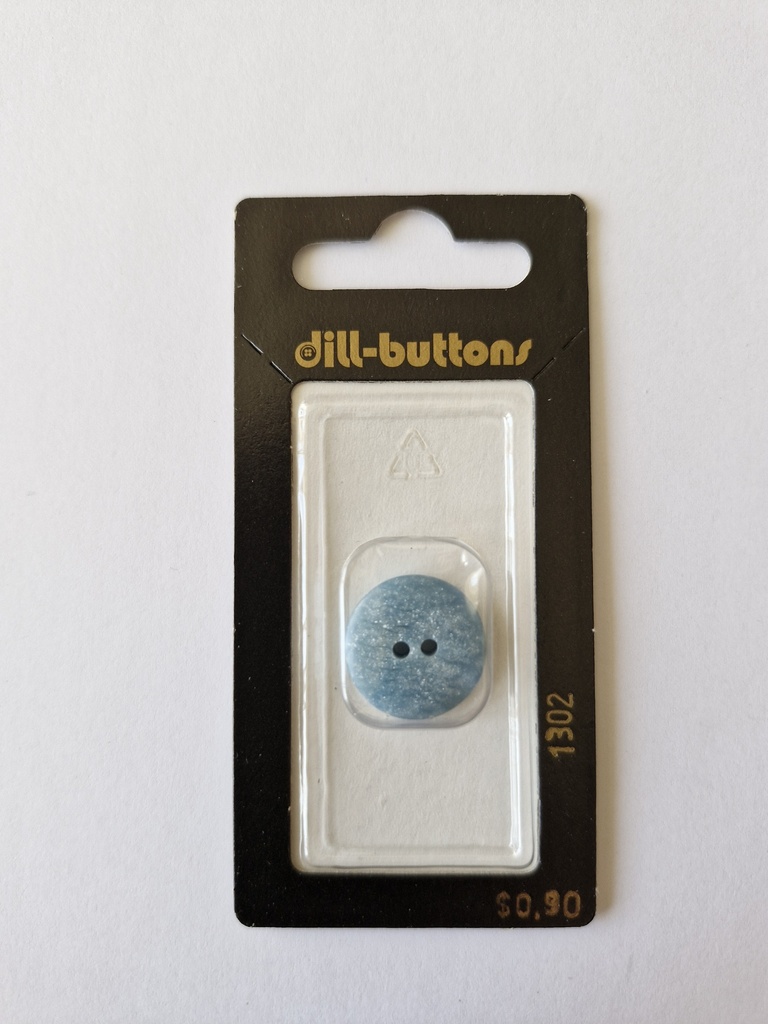 11/16" Polyester button blue / l ight blue