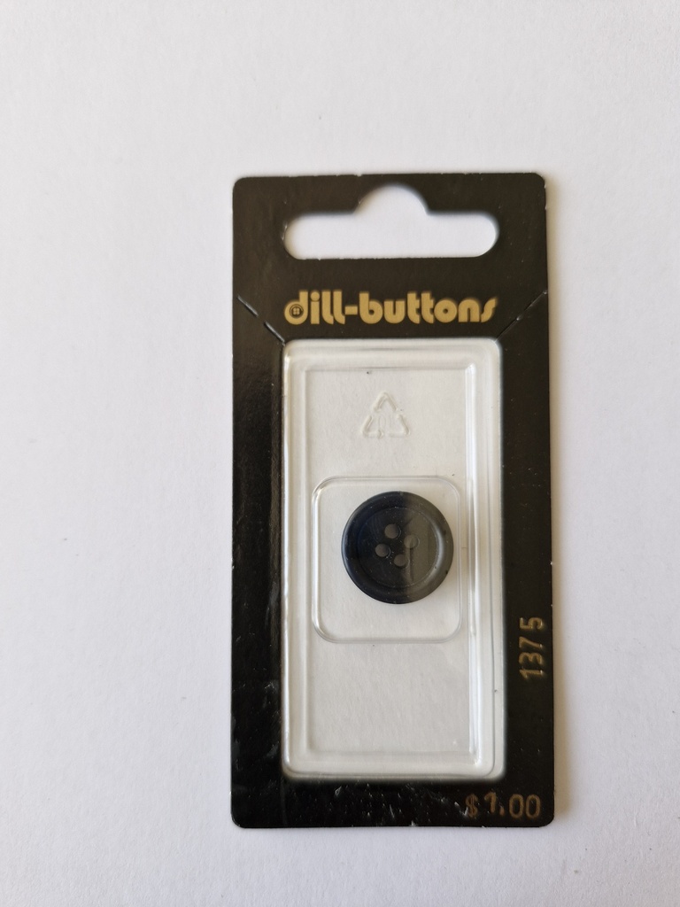 5/8" Polyester button navy