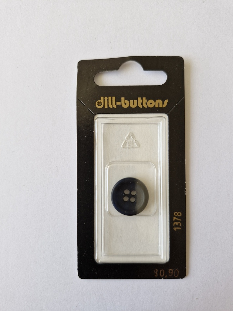 5/8" Polyester button navy