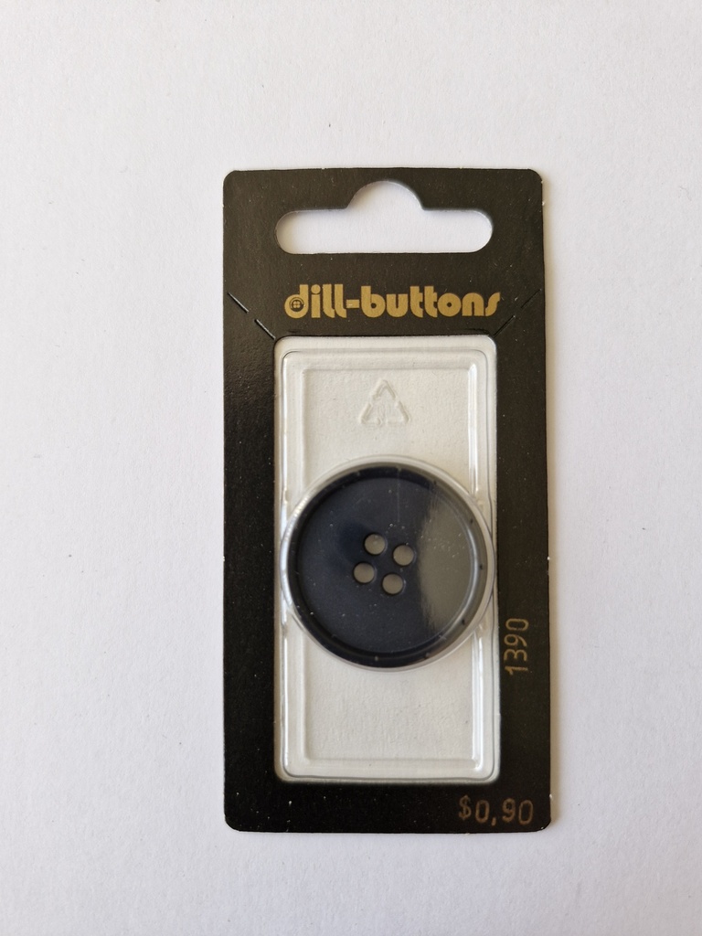 1-1/8" Polyamid button navy
