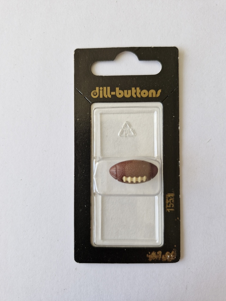 3/4" children button brown