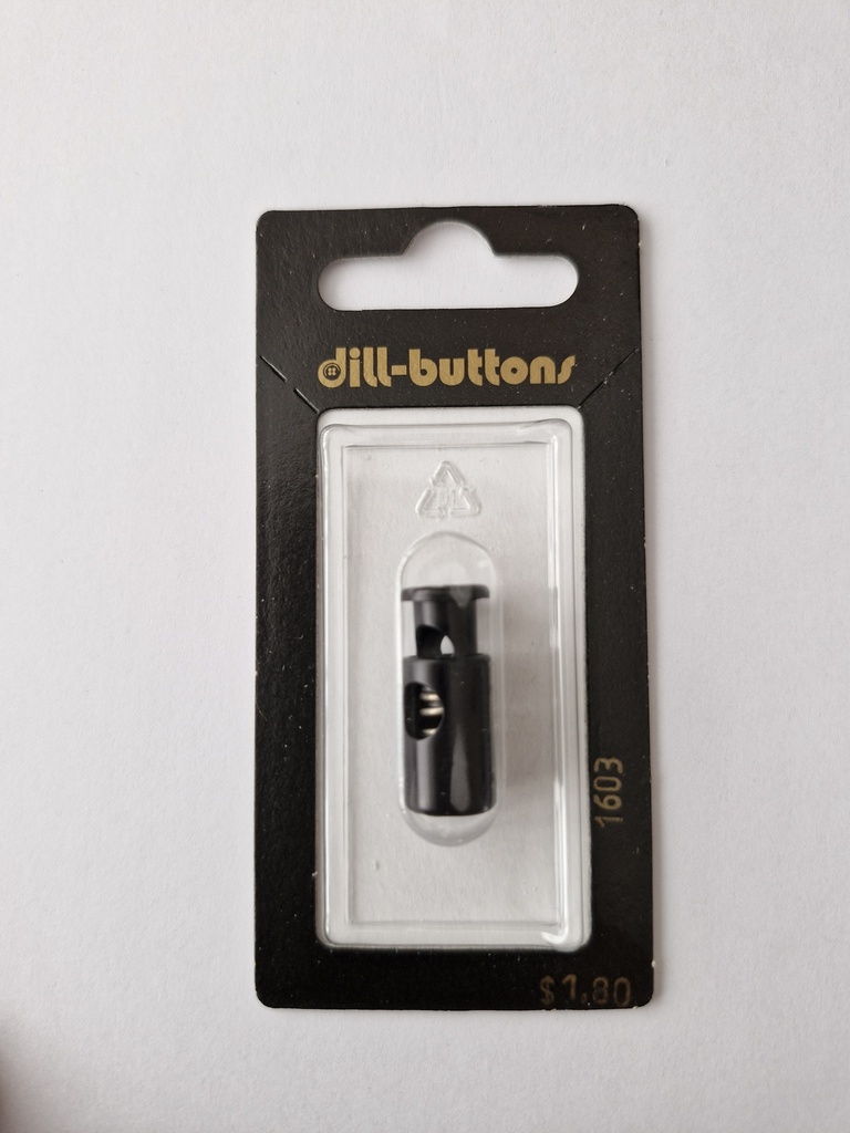 7/8" cord stopper black