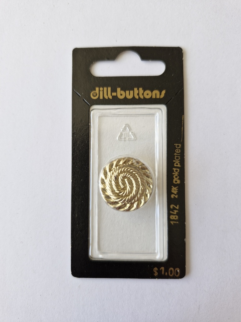 3/4" Polyamid button gold