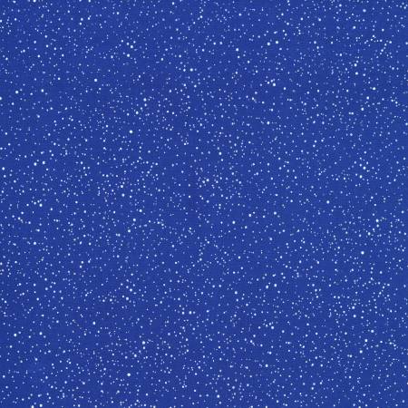 Holiday Charms Dots Navy Christmas w/Metallic