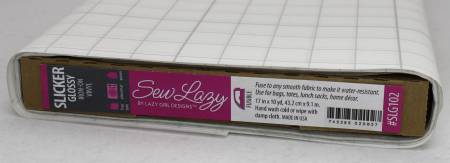 Sew Lazy Slicker Iron-on Glossy Vinyl Interfacing 17 in x 10yd
