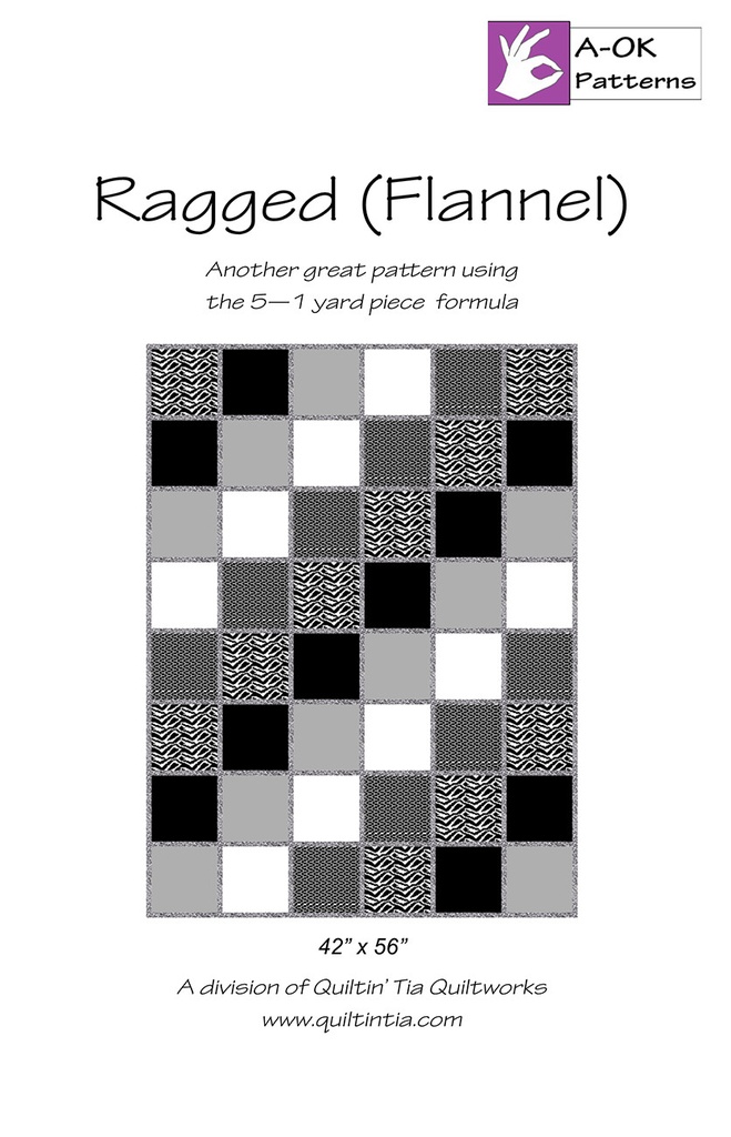 Ragged Rag (for flannel) A-OK 5 Yard Pattern