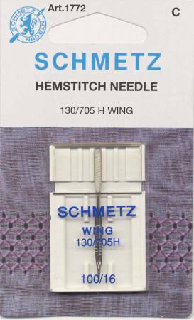 Schmetz Hemstitch / Wing Machine Needle Size 100 1ct