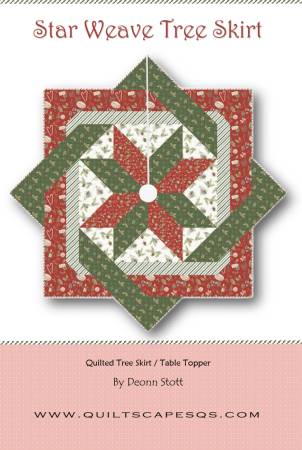 Quiltscapes Star Weave Tree Skirt Pattern