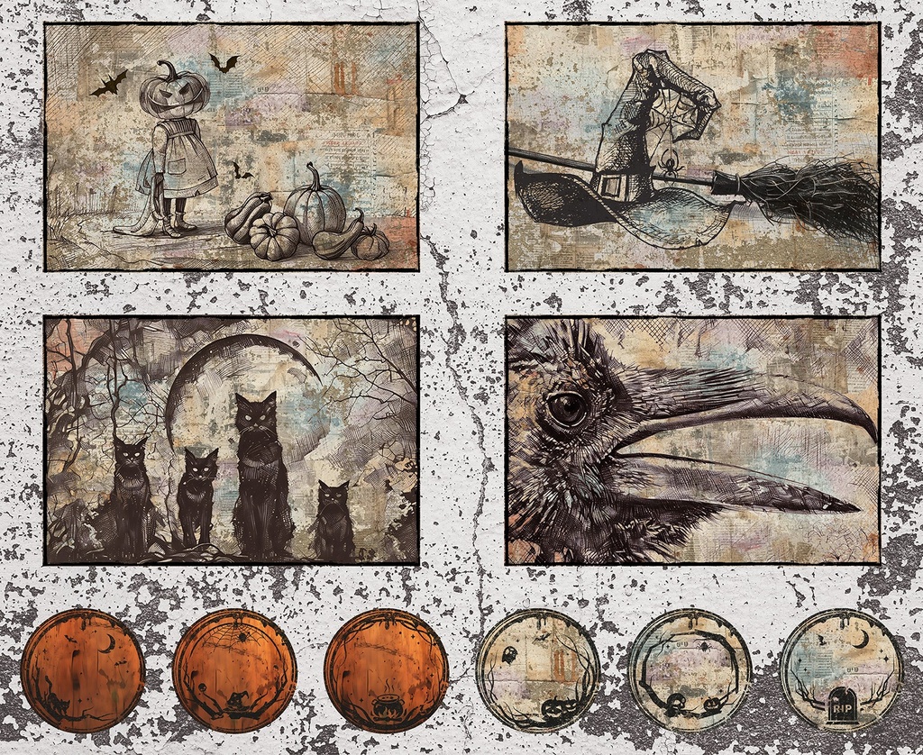 Scary Spice 8832P 34 Placemat Panel