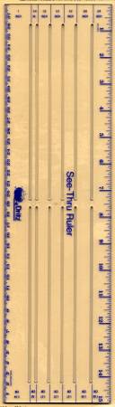 Dressmaker See-Thru Ruler 4in x 15in