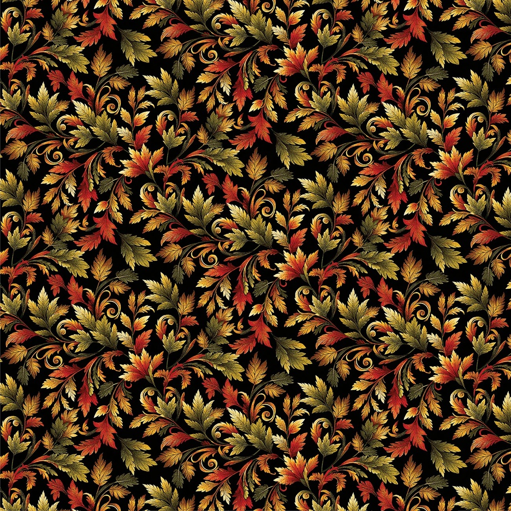 Autumn Cats Leaf Spray 16769 87