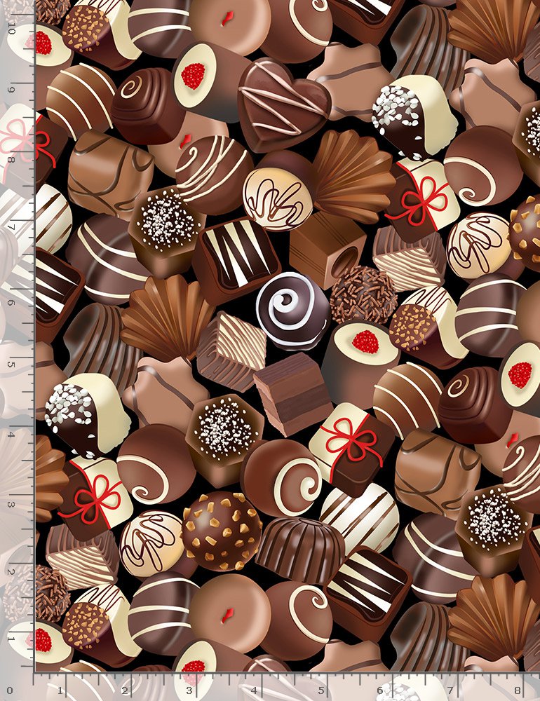 Chocolate Truffles C1086 Black