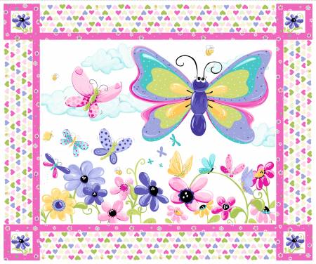 Multi Flutter the Butterfly 36" Play Mat