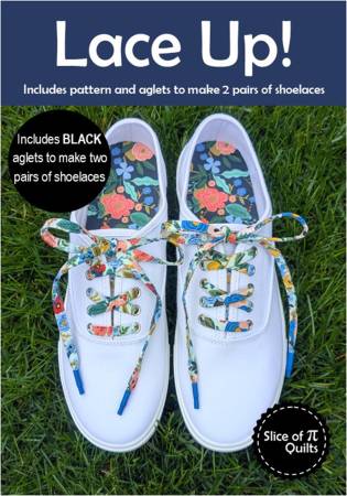 Lace Up Pattern With Black Aglets